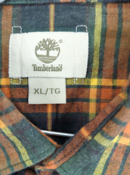 Timberland Plaid Button-Down Shirt - Size XL