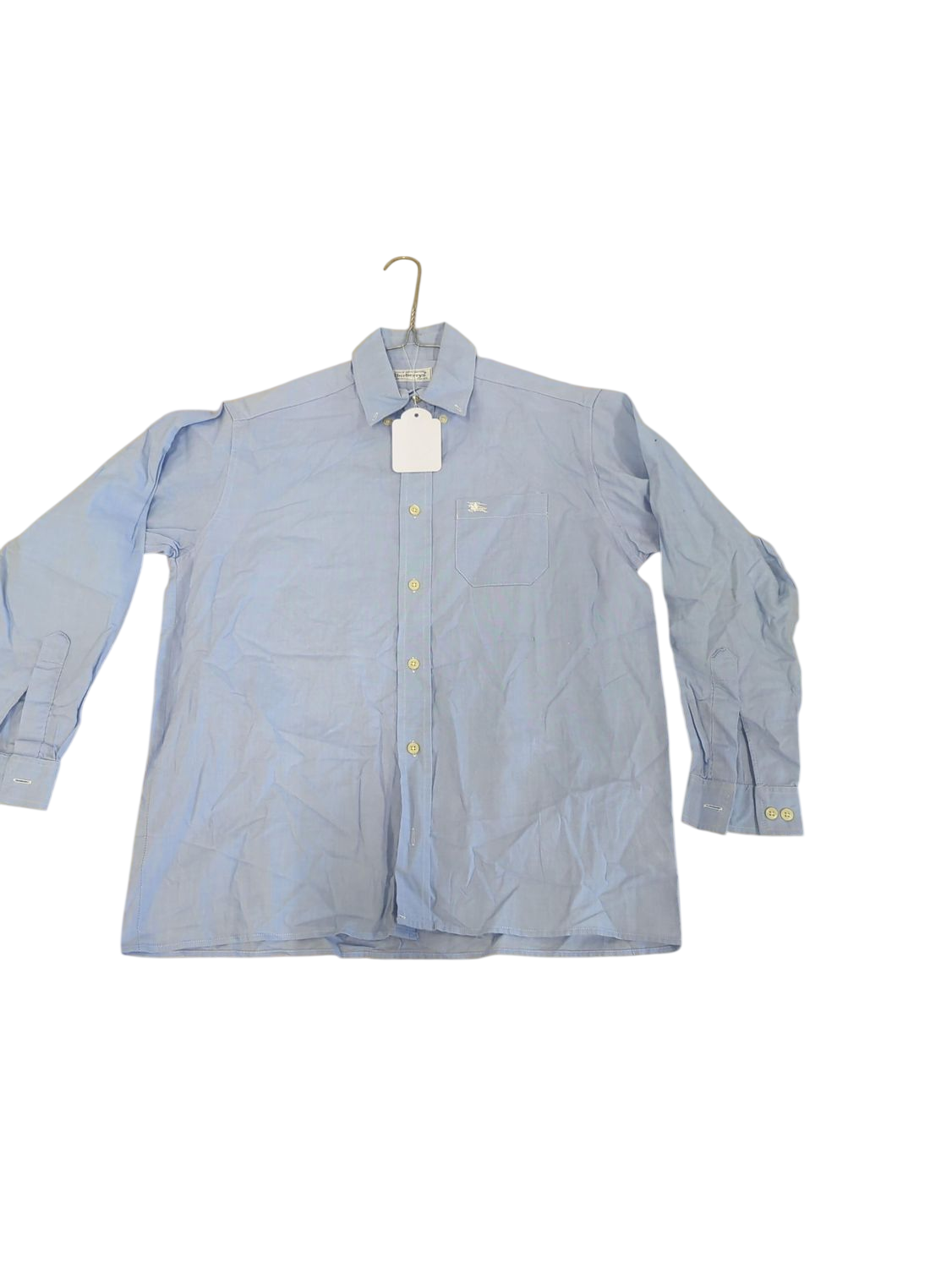 Burberry Light Blue Button-Down Shirt