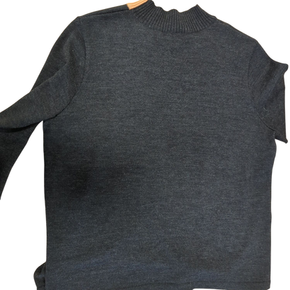 Sixth Sense Men's Black Striped Sweater - Size M/L