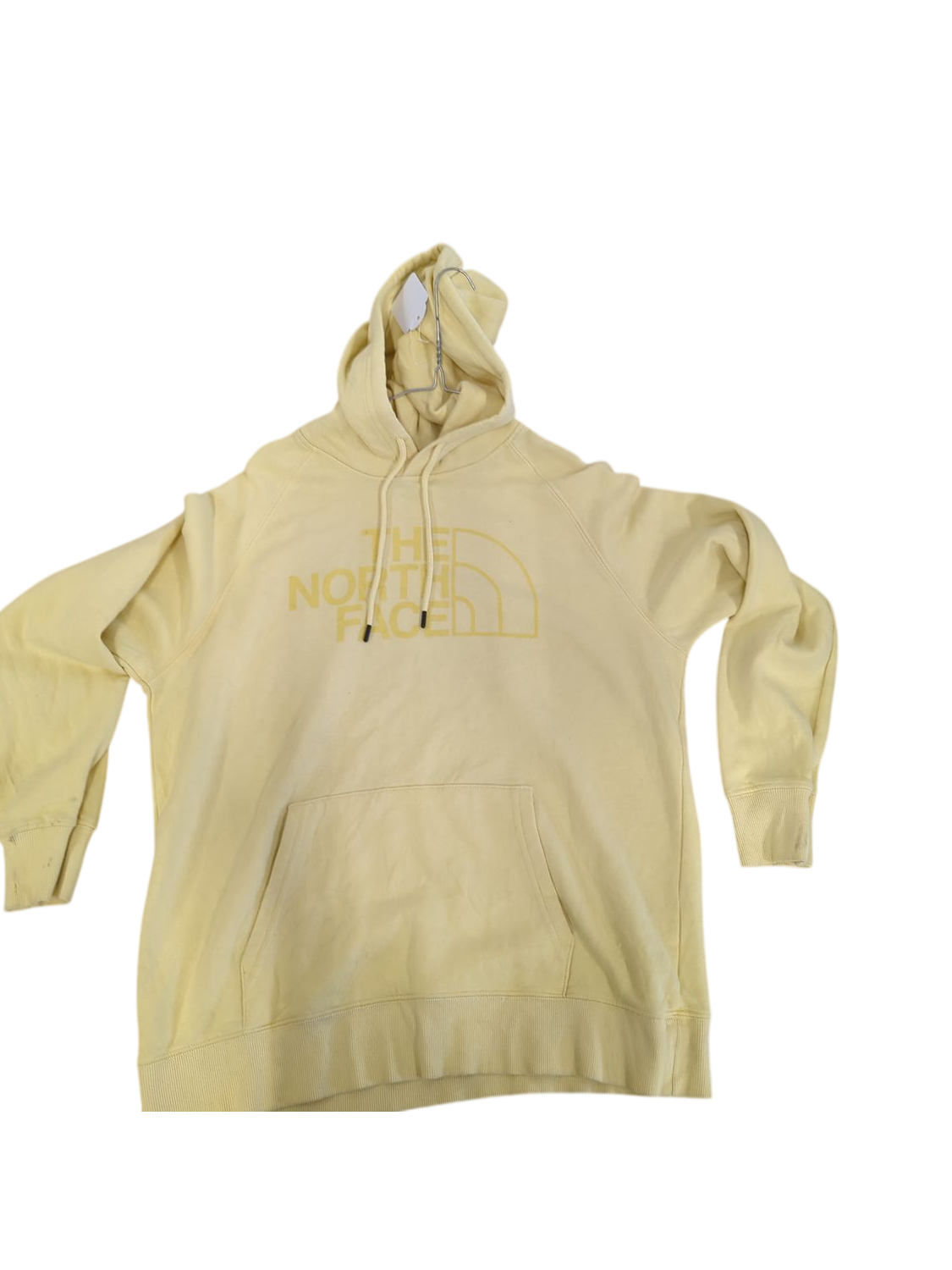 The North Face Yellow Hoodie - Soft Fleece Lining