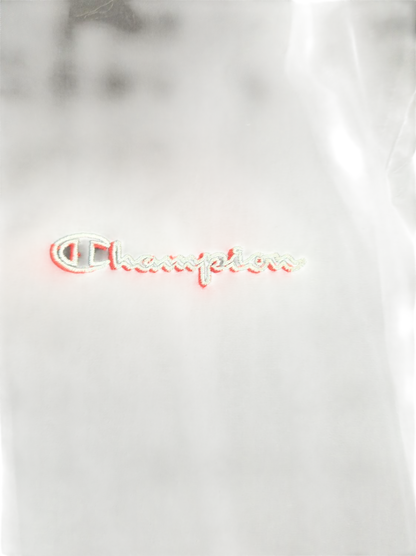 Champion Windbreaker Jacket - Black with Red Accents - Size L