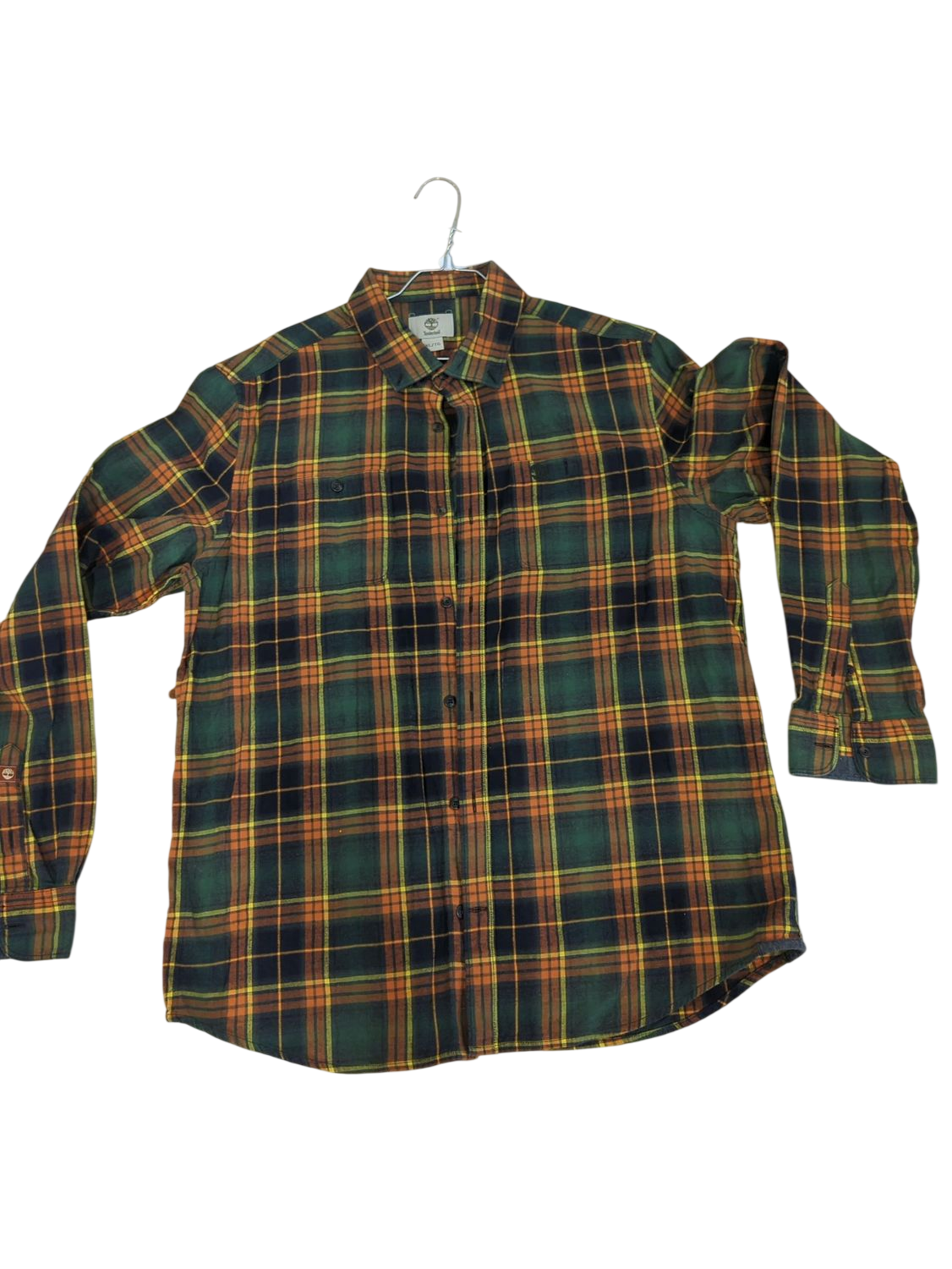Timberland Plaid Button-Down Shirt - Size XL