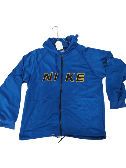 Nike Blue Windbreaker Jacket with Black Logo