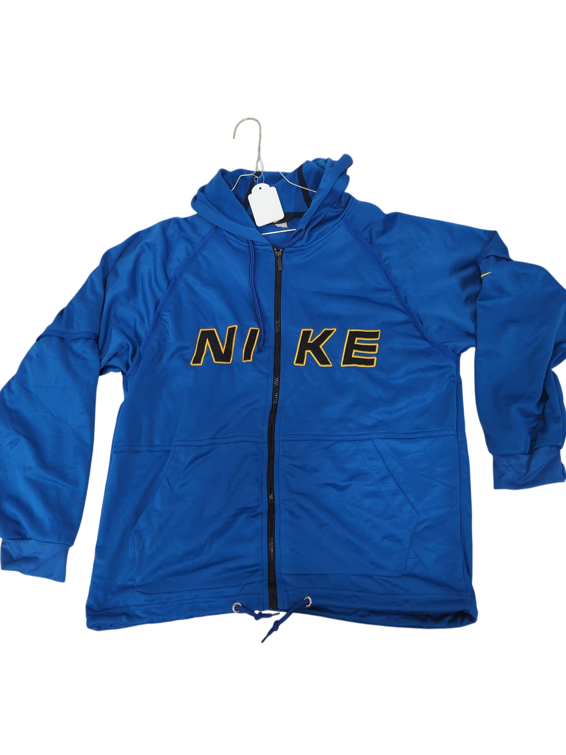 Nike Blue Windbreaker Jacket with Black Logo