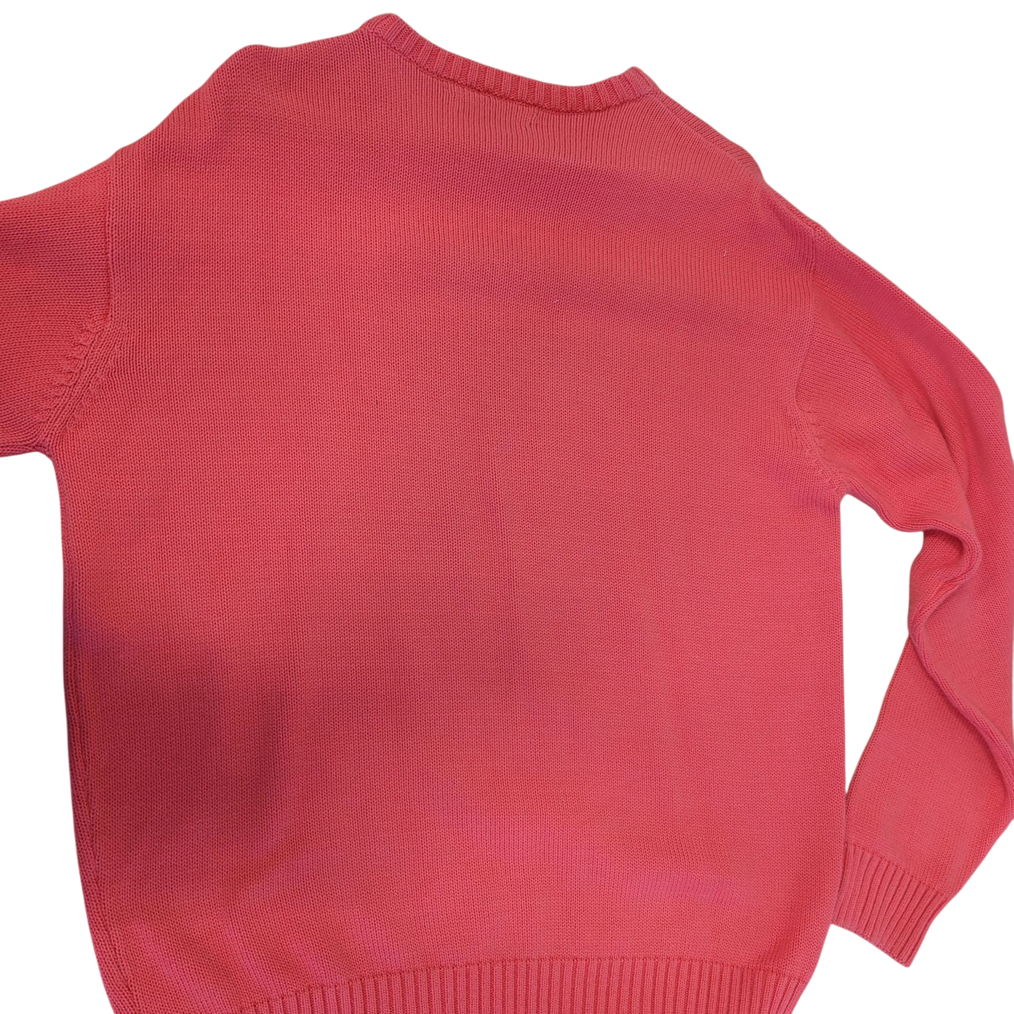 Guess Collection Coral Red Knit Sweater - Size L