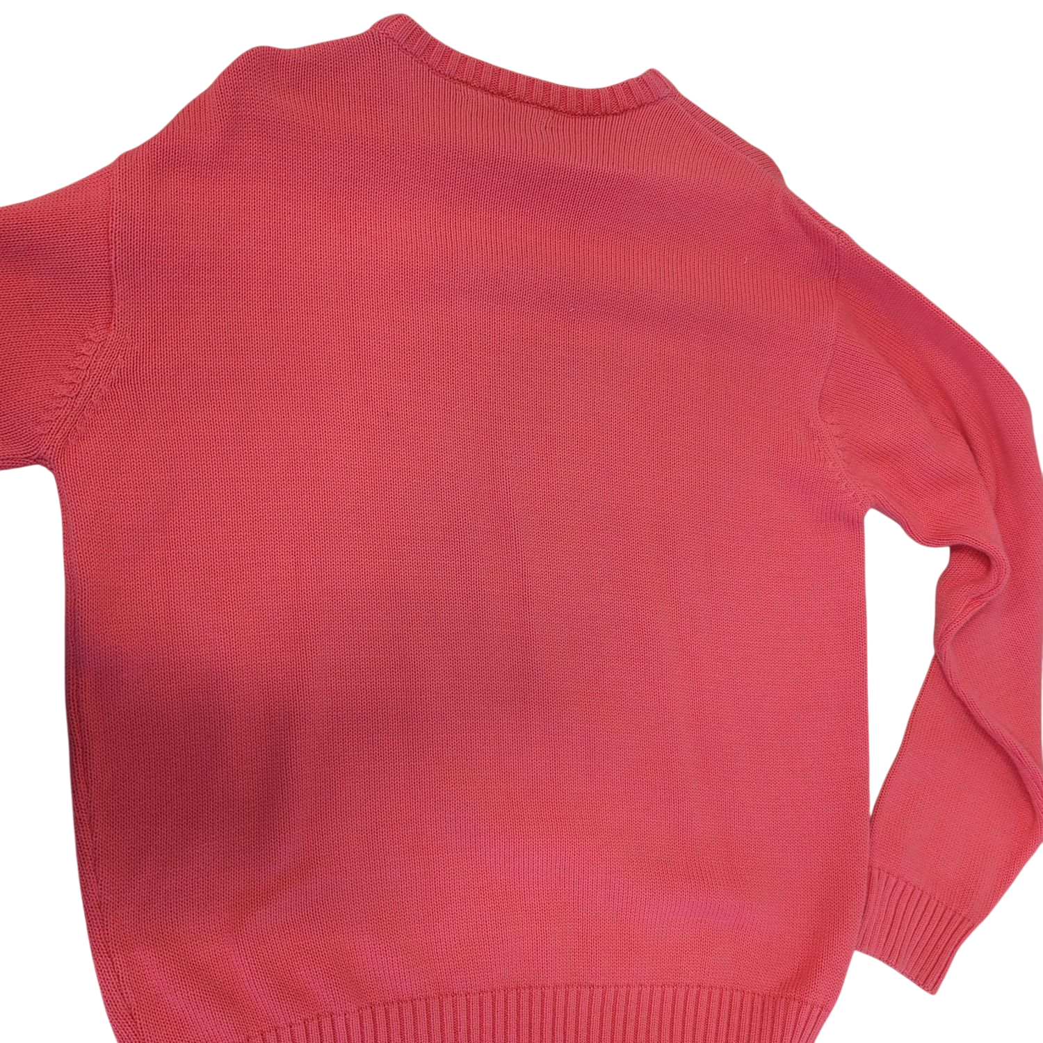 Guess Collection Coral Red Knit Sweater - Size L