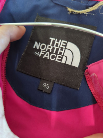 The North Face Pink & Navy Windbreaker Jacket - Size S