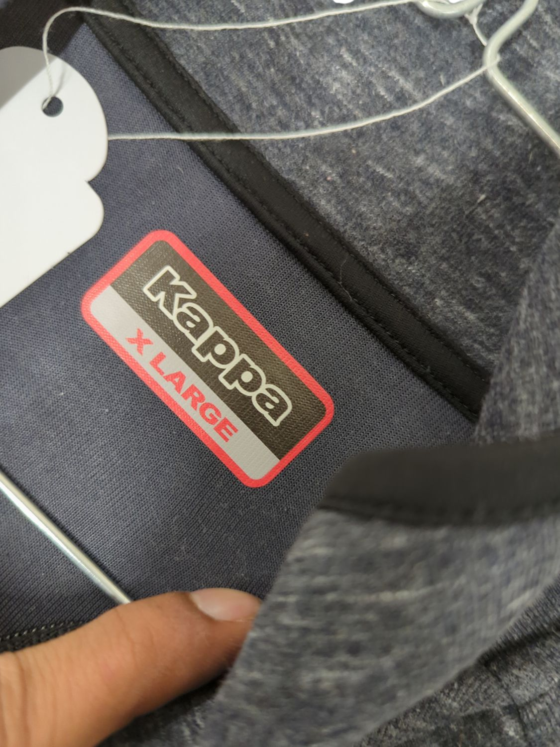 Kappa Grey Windbreaker Jacket - Size XL