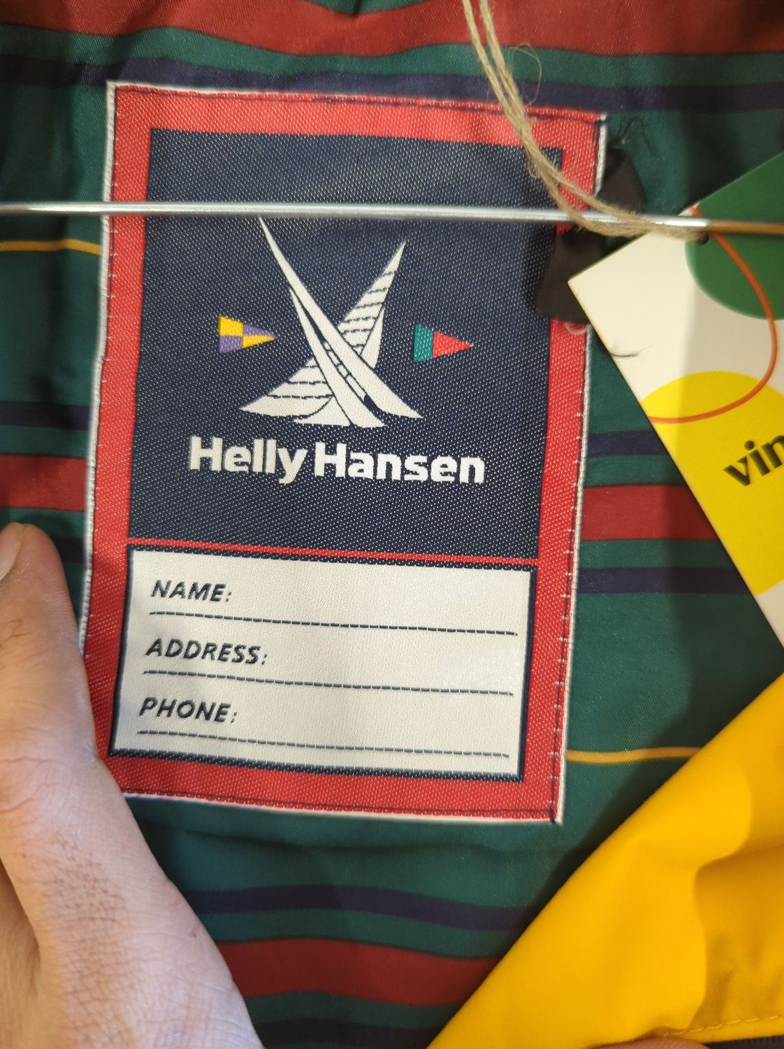 Helly Hansen Yellow Waterproof Sailing Jacket - Vintage Windbreaker