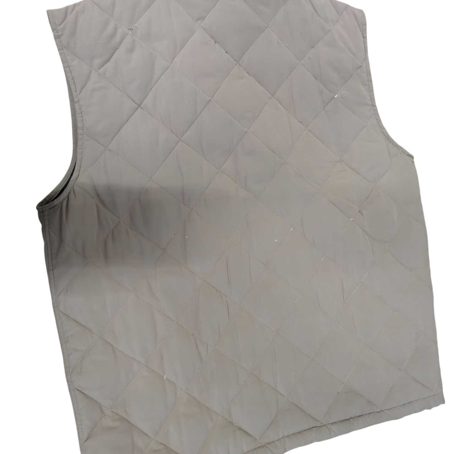 Drawing Cottona Beige Quilted Jacket - Men's Collection