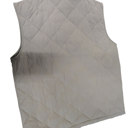 Drawing Cottona Beige Quilted Jacket - Men's Collection
