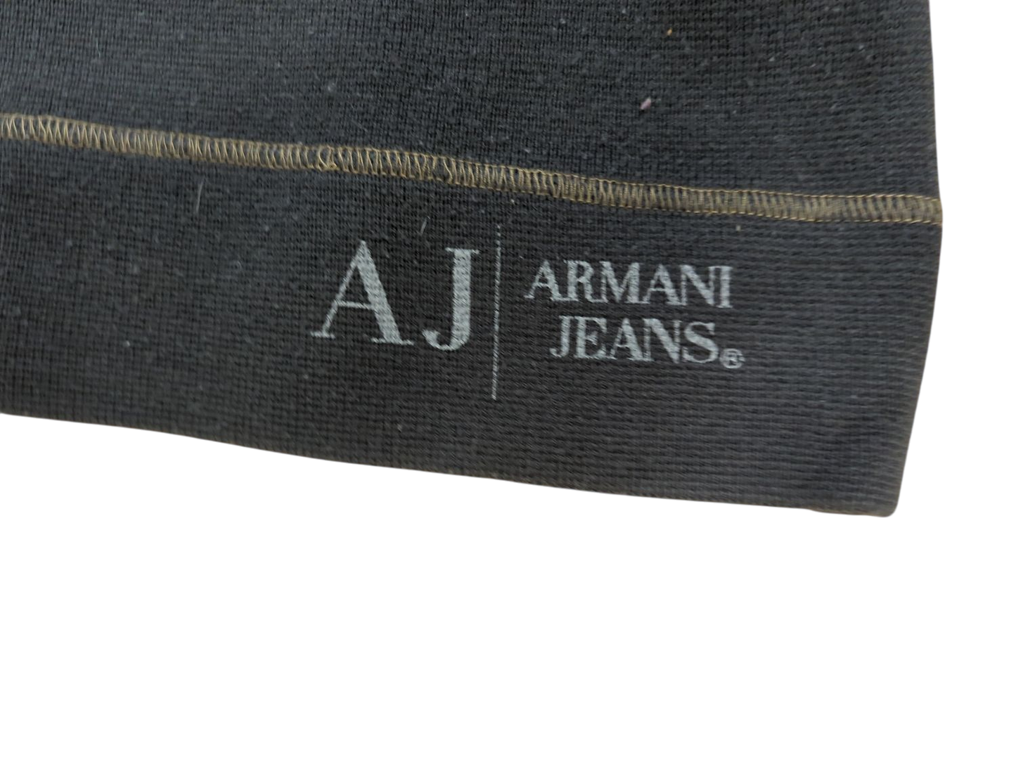 Armani Jeans Black & Grey Sweatshirt - Size 3XL - Made in Italy