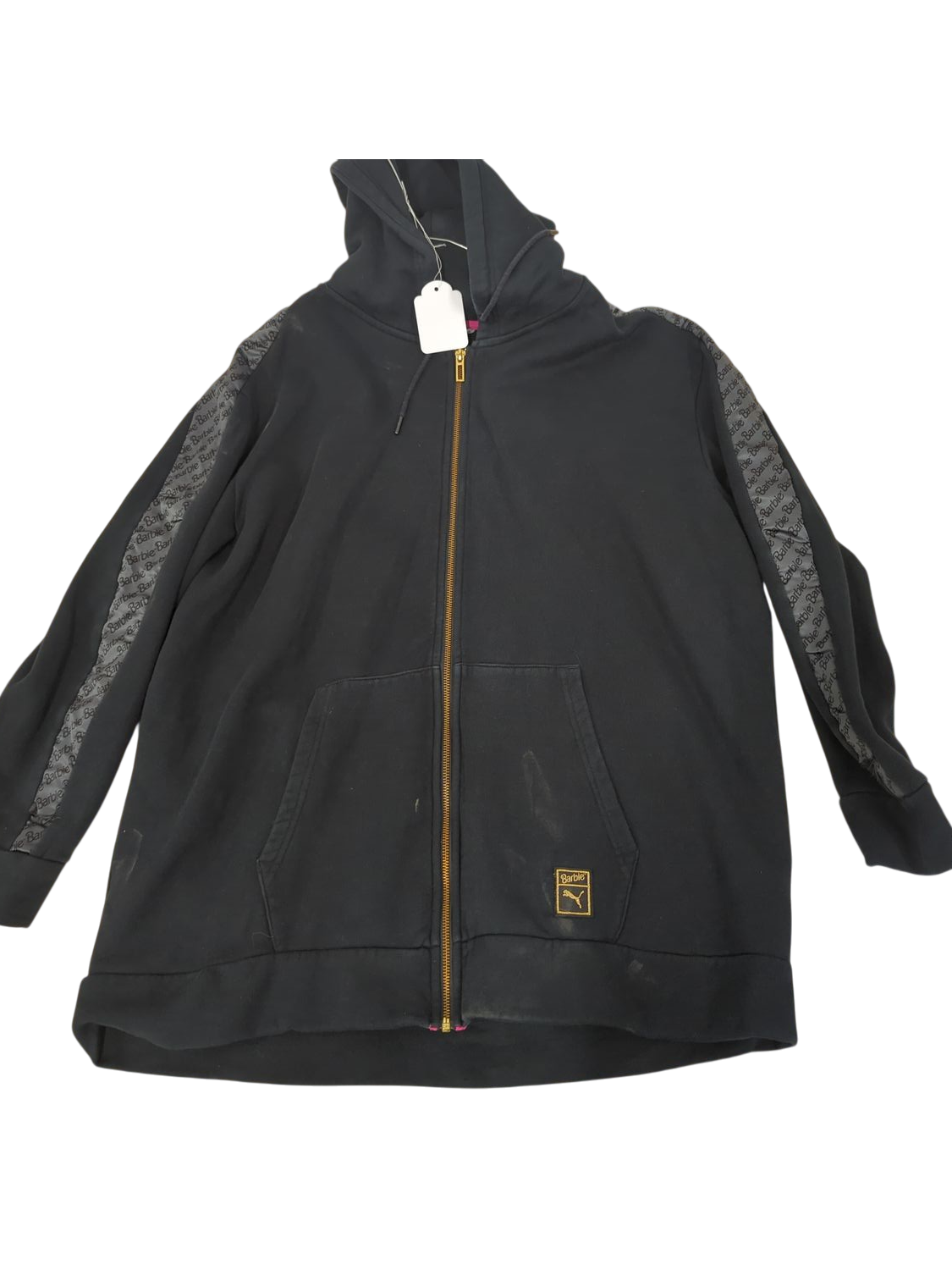 Puma Barbie Black Zip-Up Jacket - Size L