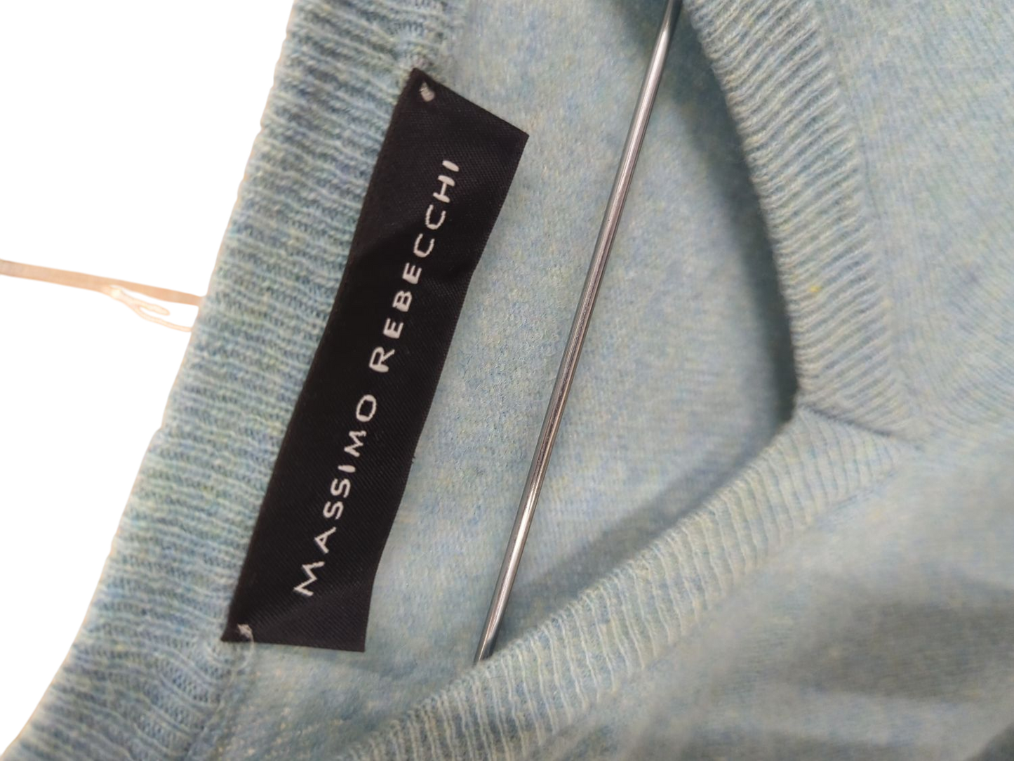 Massimo Rebecchi Light Blue Cashmere Sweater