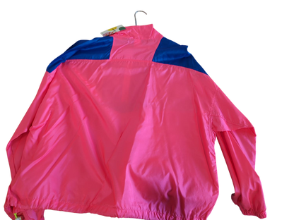 Vintage Columbia Sportswear Windbreaker Jacket - Men's XL - Pink/Blue/Purple