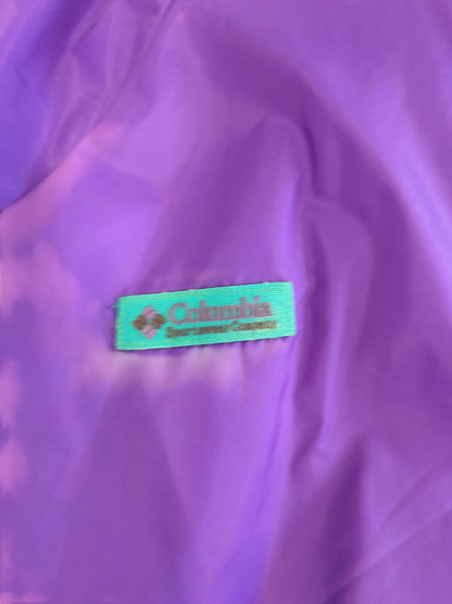 Columbia Purple Windbreaker Jacket - Size XL