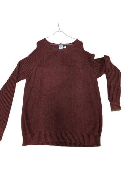 Columbia Burgundy Crew Neck Sweater - Men's Size XL