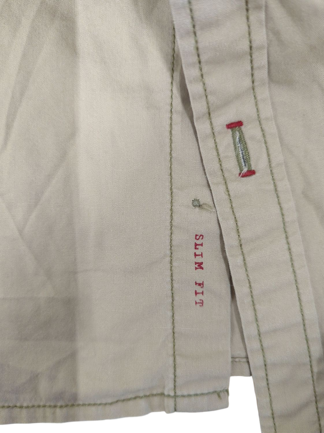 Napapijri Geographic Short Sleeve Button-Down Shirt - Beige