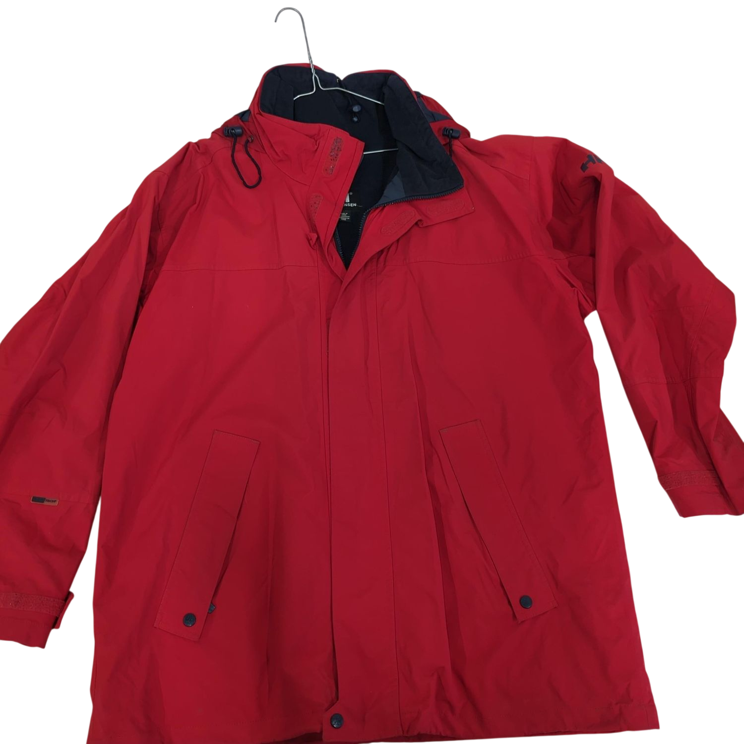 Helly Hansen Red Windbreaker Jacket - Size XL