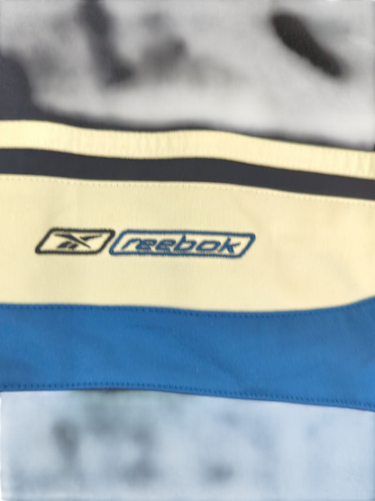 Reebok Vintage Windbreaker Jacket - Navy/Blue/White - Size L/XL