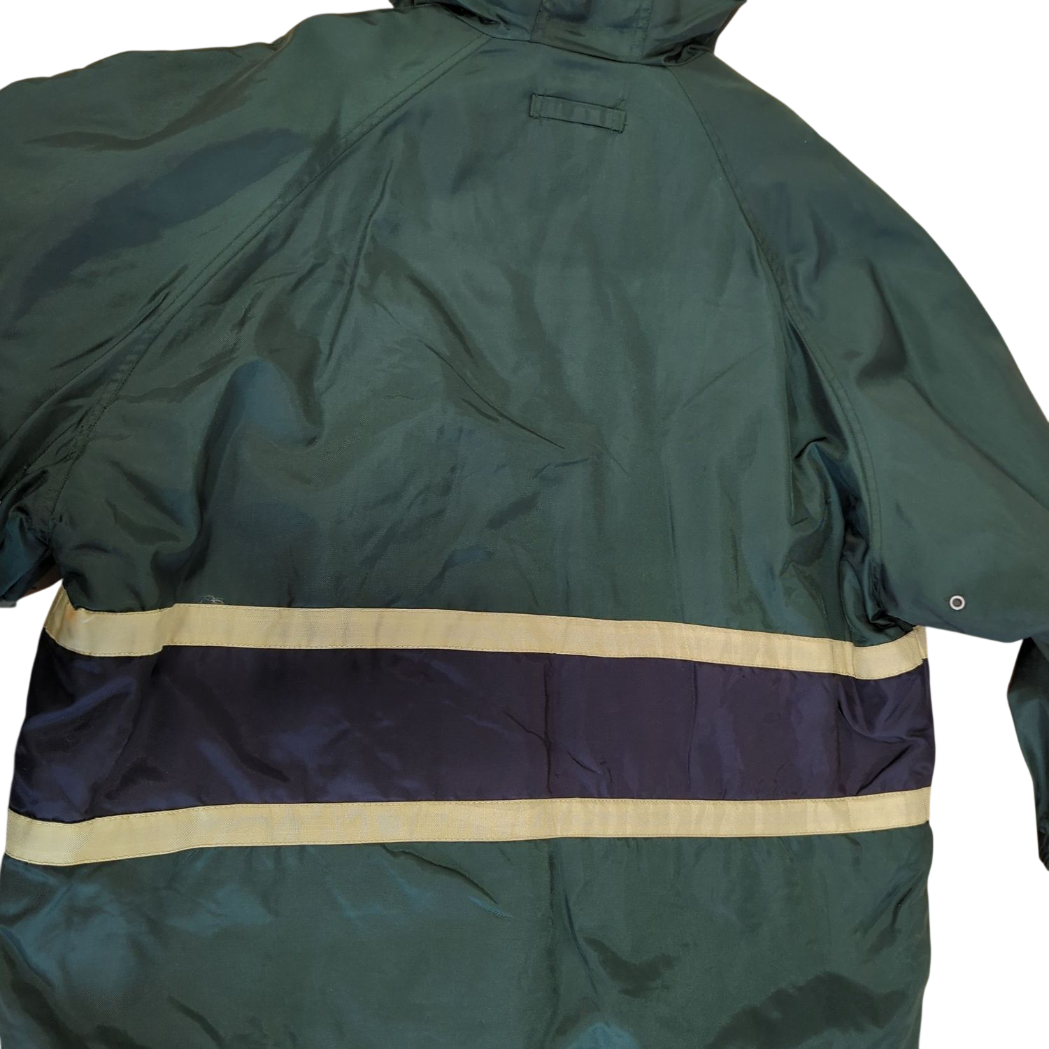 Vintage Nando's Green Windbreaker Jacket with Stripe Detail - Size XL