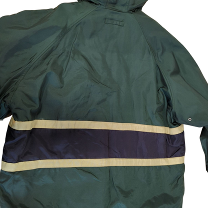 Vintage Nando's Green Windbreaker Jacket with Stripe Detail - Size XL