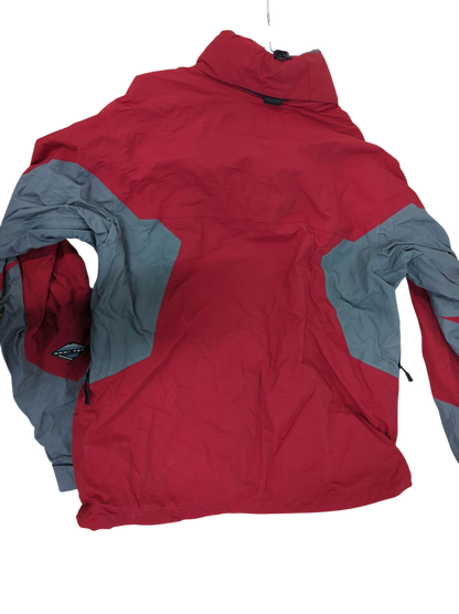 Columbia Sportswear Titanium Red & Grey Windbreaker Jacket - Size M