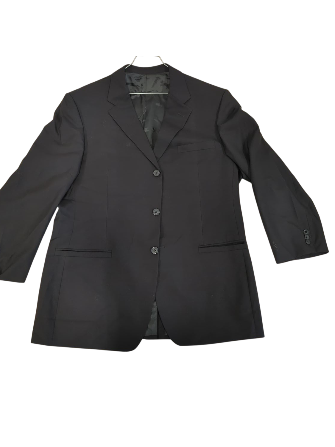 Versace Classic Black Wool Blazer - Italian Size 48