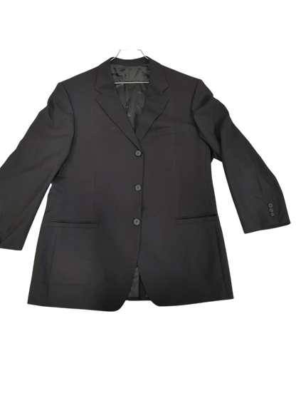 Versace Classic Black Wool Blazer - Italian Size 48