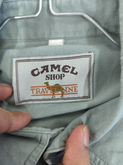Camel Trophy Short Sleeve Button-Down Shirt - Size L