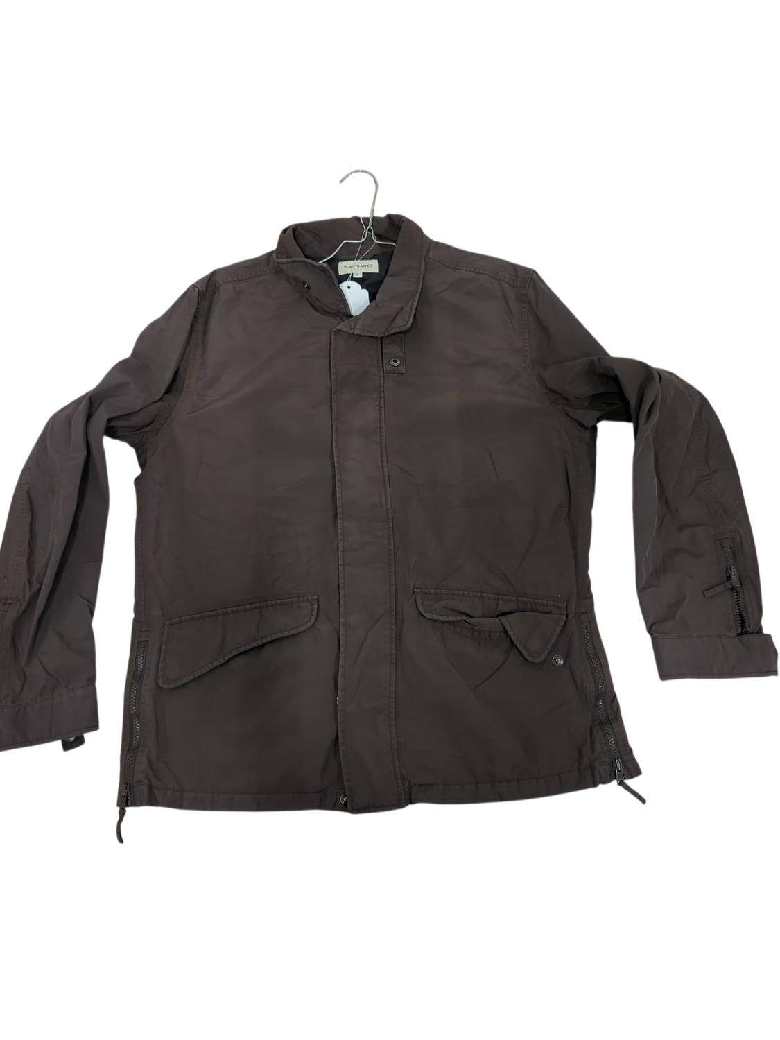 Alberto Aspesi Brown Windbreaker Jacket - Size L