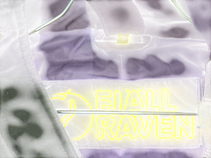 Raven Black Windbreaker Jacket with Purple Lining - Size S