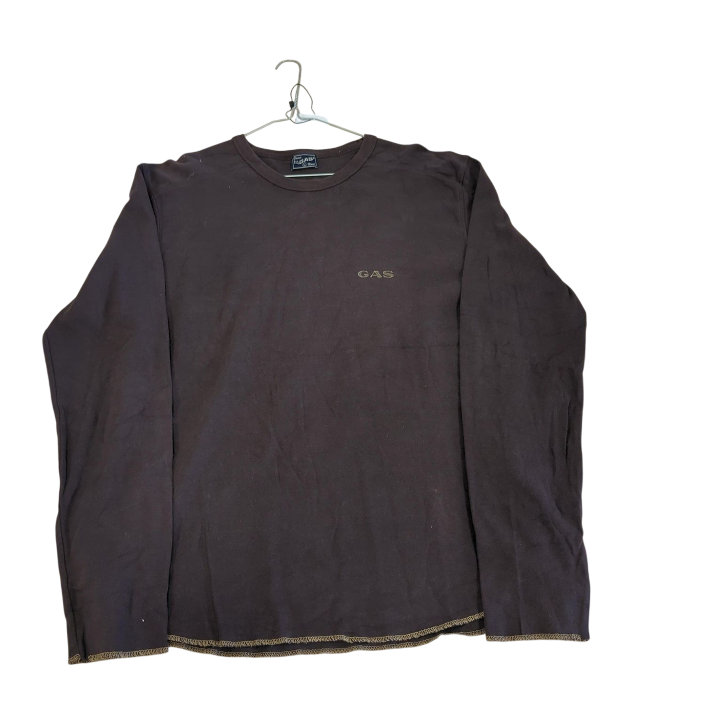 GAS Brown Long Sleeve Sweatshirt - Street Blue Label