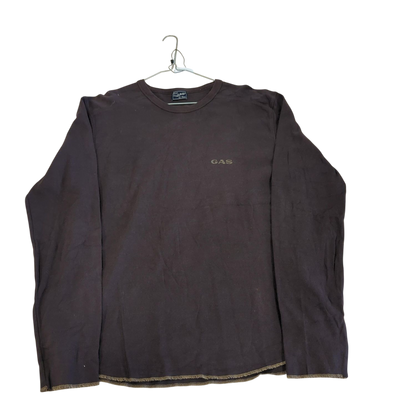 GAS Brown Long Sleeve Sweatshirt - Street Blue Label
