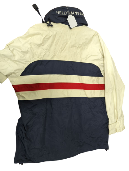 Helly Hansen Windbreaker Jacket - Navy/White/Red - Size M