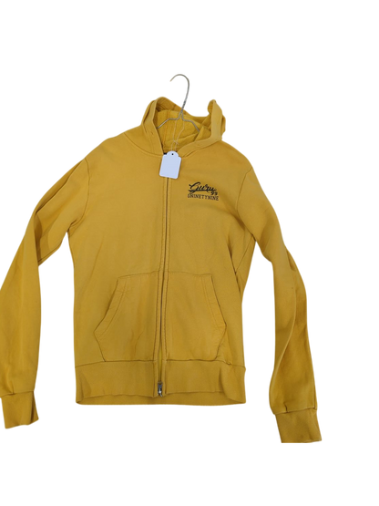Ellesse Vintage Yellow Fleece Jacket - Size L - Made in Italy
