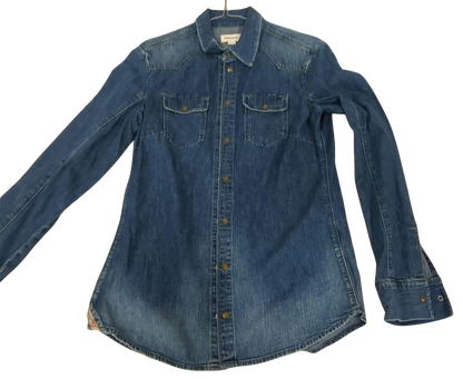 Diesel Denim Button-Down Shirt - Size M