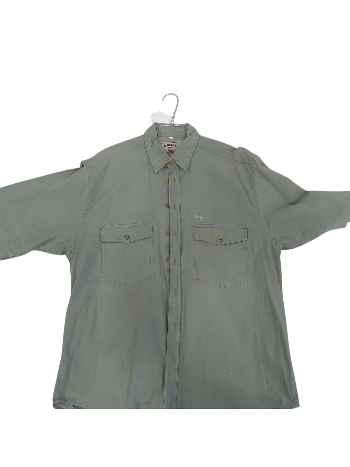 Camel Trophy Short Sleeve Button-Down Shirt - Size L