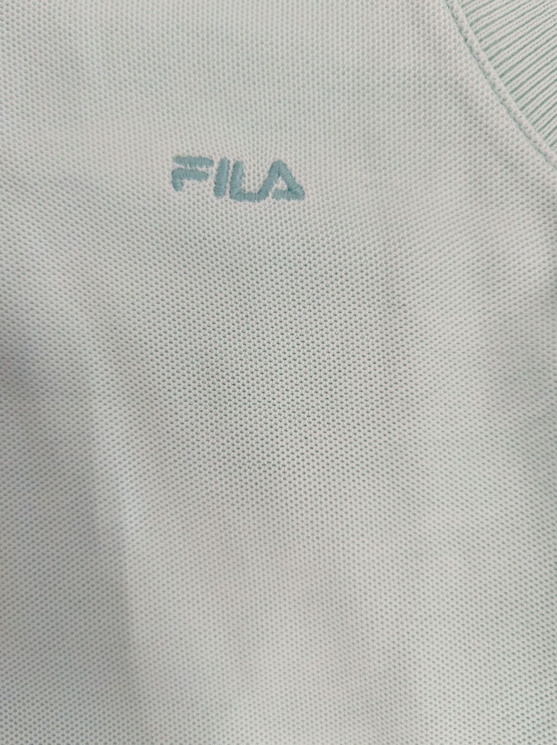 FILA Mint Sleeveless Polo Top - Size M - Made in Italy