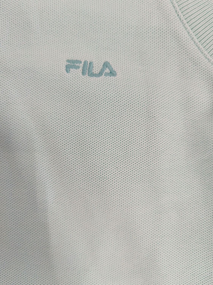FILA Mint Sleeveless Polo Top - Size M - Made in Italy