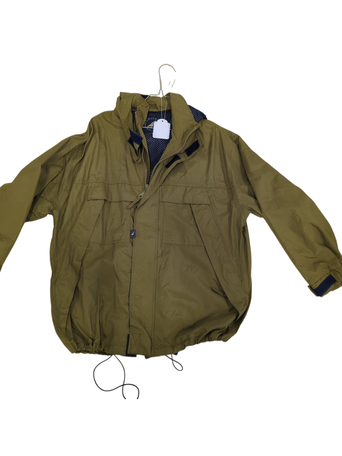 Brit Cup Olive Green Windbreaker Jacket - Size 48 - Marina Concept
