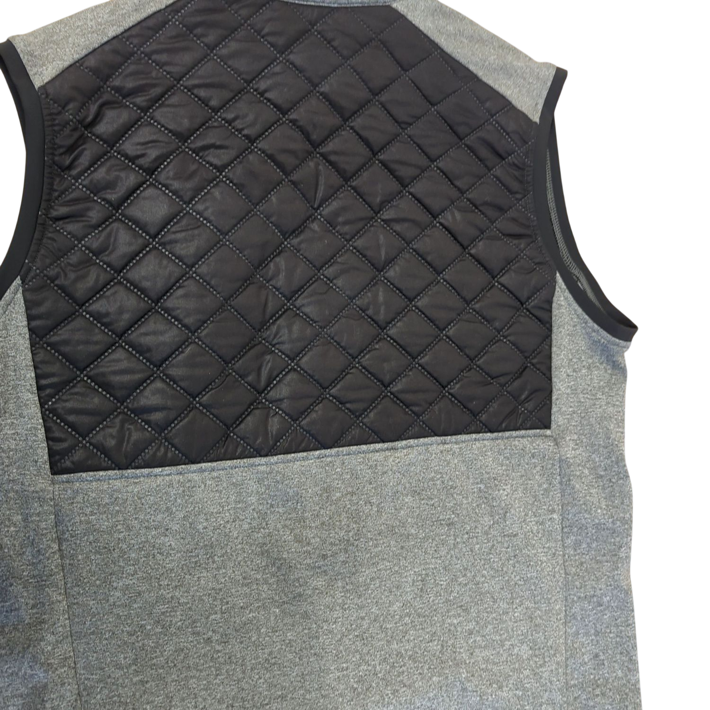 Adidas Climaheat Grey & Black Quilted Running Vest - Size M/M