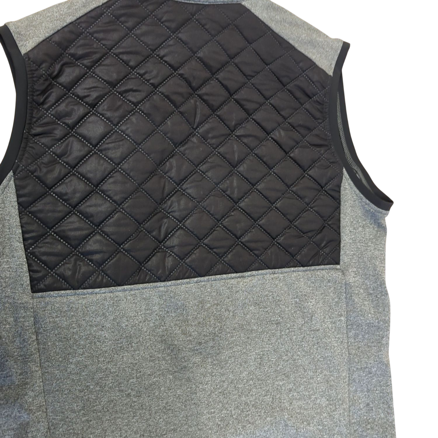 Adidas Climaheat Grey & Black Quilted Running Vest - Size M/M