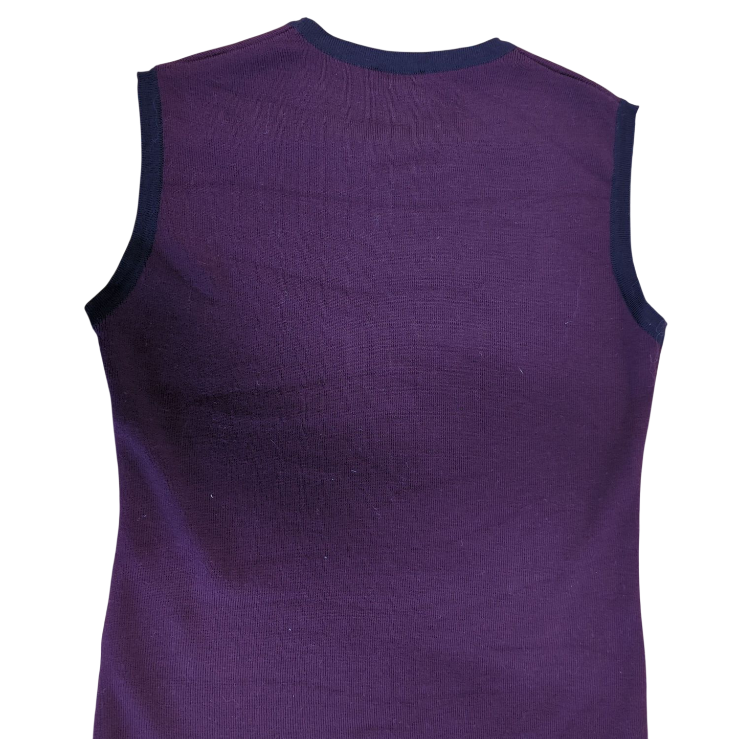 Santino Burgundy Tank Top with Black Trim - Size M