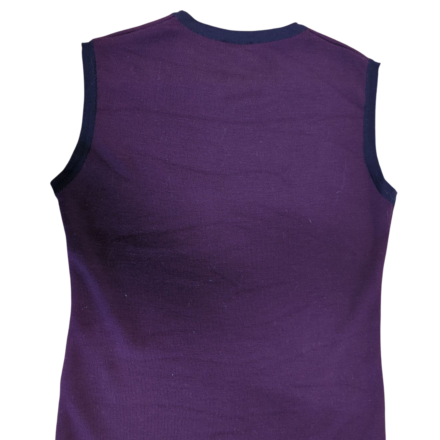 Santino Burgundy Tank Top with Black Trim - Size M