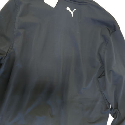 Puma Navy Blue Windbreaker Jacket - Men's Size L