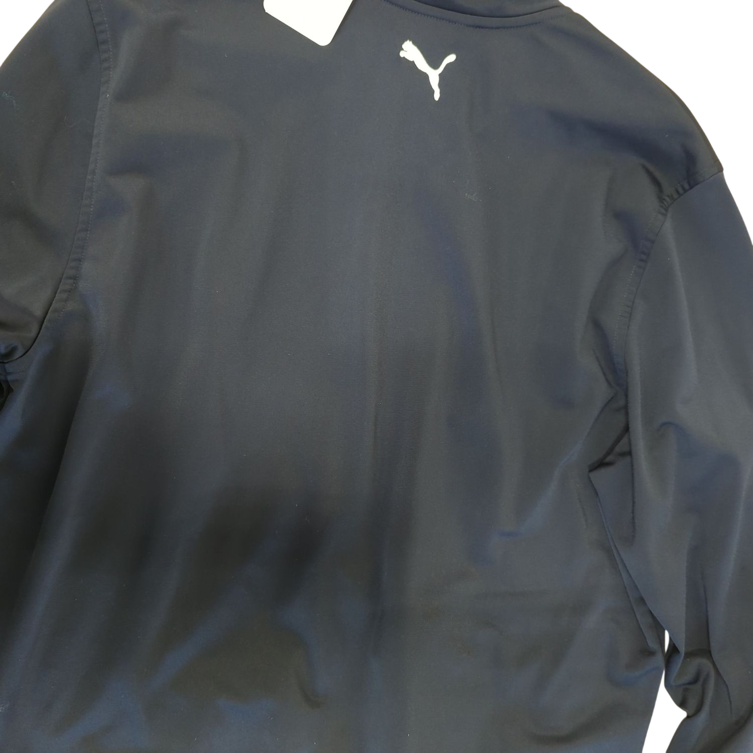 Puma Navy Blue Windbreaker Jacket - Men's Size L