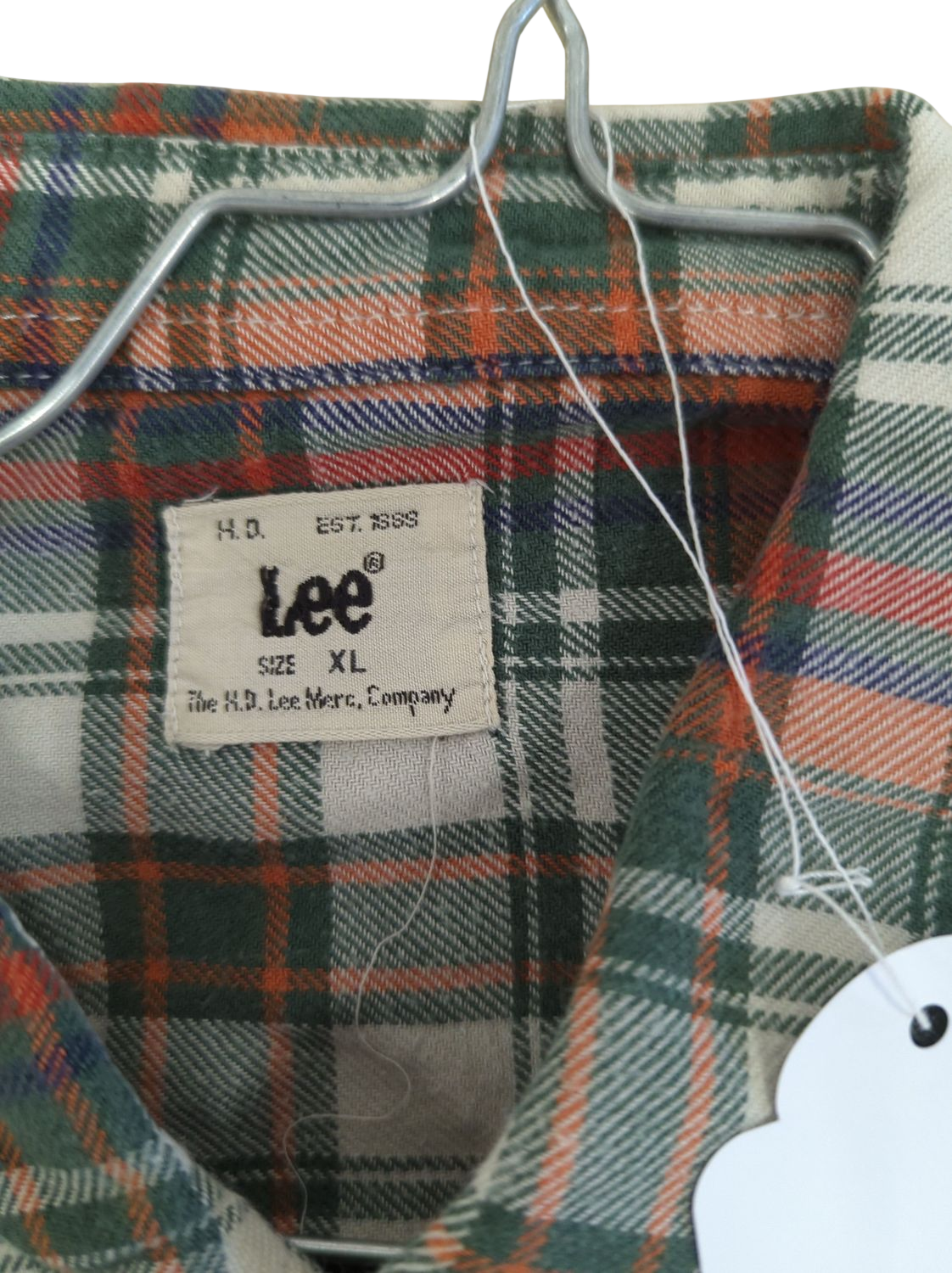 Lee Plaid Button-Down Shirt - Size XL