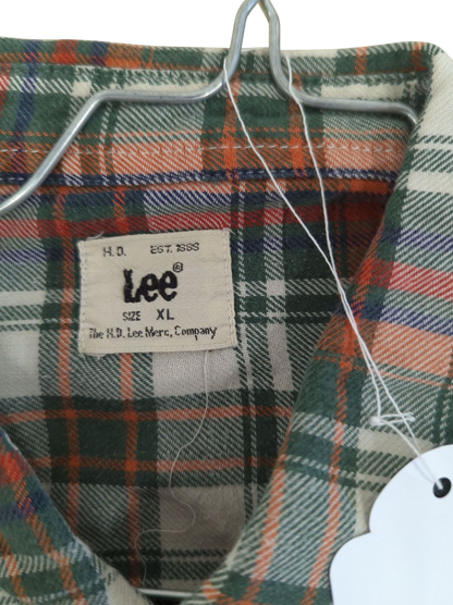 Lee Plaid Button-Down Shirt - Size XL