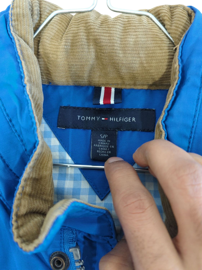 Tommy Hilfiger Blue Windbreaker Jacket - Size S/P